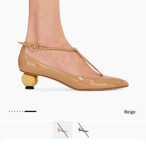 Ferragamo T strap pumps